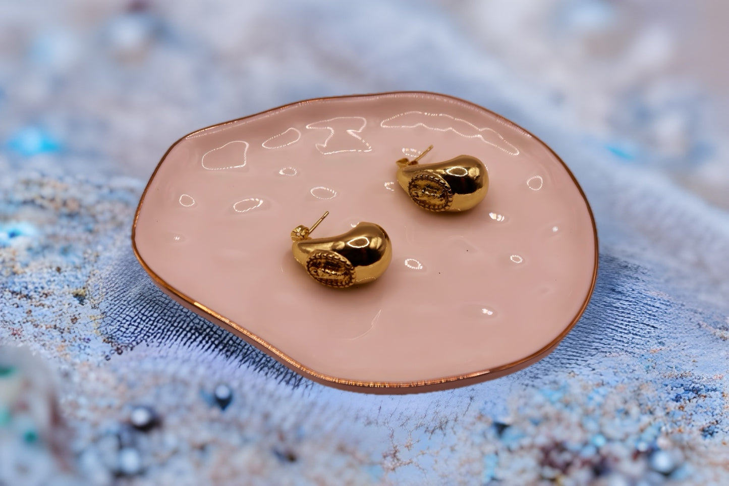 Saint Jude Tadeus drop earrings